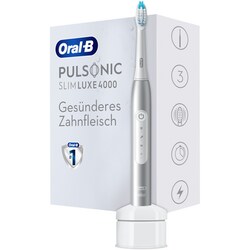Oral-B Pulsonic Slim Luxe 4000 elektische Zahnb&uuml;rste platinum