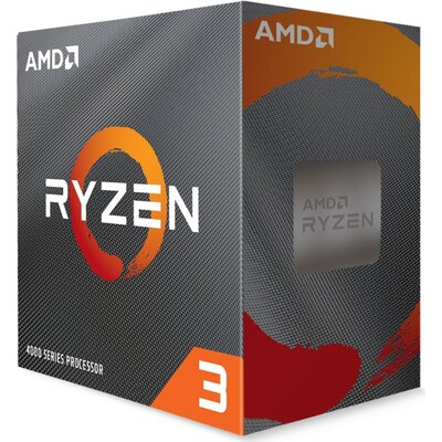 Image of AMD Ryzen 3 4100 (4x 38 GHz) Sockel AM4 CPU BOX (Wraith Stealth Kühler)