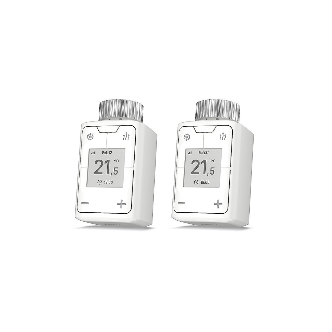 AVM FRITZ!DECT 302 Heizk&ouml;rperregler f&uuml;r AVM FRITZ!Box wei&szlig;, 2er Pack