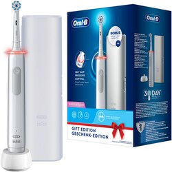 Oral-B Pro 3 3500 White Edition elektrische Zahnb&uuml;rste mit Reiseetui