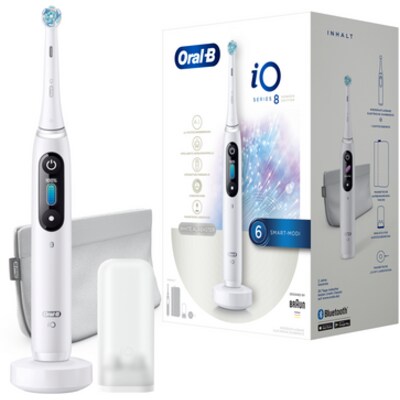 Oral-B iO Series 8 White Alabaster Special Edition elektrische Zahnbürste