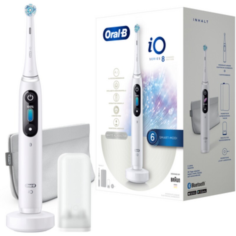 Oral-B iO Series 8 White Alabaster Special Edition elektrische Zahnbürste