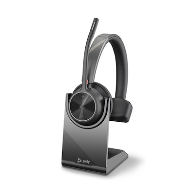 Of 1 günstig Kaufen-Poly Voyager 4310 UC Bluetooth Headset Mono mit Stand. Poly Voyager 4310 UC Bluetooth Headset Mono mit Stand <![CDATA[• Einohriges Voyager 4310 Office Headset • Bluetooth-Verbindung mit Mobilgerät, Multipoint-Konnektivität • Sprech-Zeit: bis zu 24