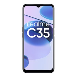 Realme C35 Dual-SIM 4/64GB glowing black Android 11.0 Smartphone