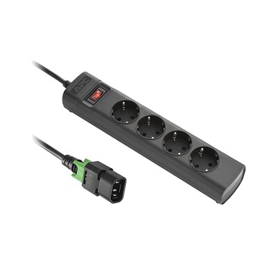 Verriegelung günstig Kaufen-APC UPS Power Strip Steckdosenleiste 4fach (Rack montierbar/IEC C14) PZ42IZ-GR. APC UPS Power Strip Steckdosenleiste 4fach (Rack montierbar/IEC C14) PZ42IZ-GR <![CDATA[• APC USV-Steckdosenleiste • IEC C14 • mit Verriegelung auf 4 Schutzkontakt Steck