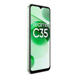 Realme C35 Dual-SIM 4/64GB glowing green Android 11.0 Smartphone