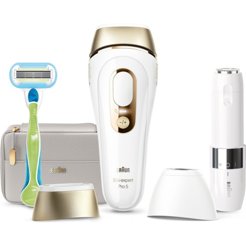Braun Silk-Expert Pro 5 PL5159 IPL-Haarentfernungsgerät weiß/gold