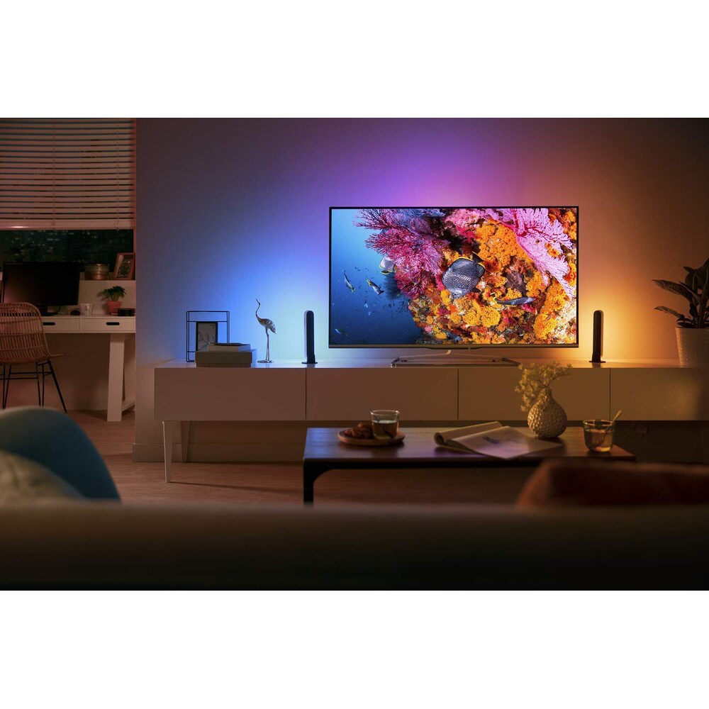 Philips Hue White and Color Ambiance Play Lightbar 2er inkl. Netzteil &amp; Bridge