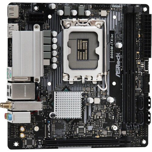ASRock B660M-ITX/AC mini-ITX Mainboard Sockel 1700 /M.2/HDMI/DP/USB3.0