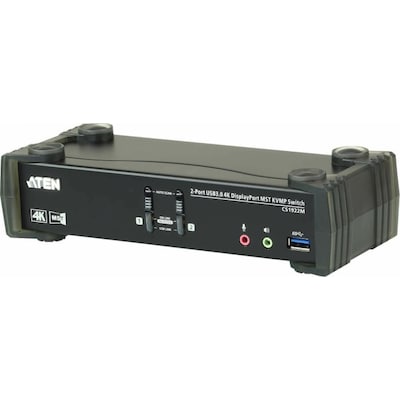 to Eu günstig Kaufen-Aten CS1922M 2-Port USB 4K Display-Port Kabel KVM MST Switch + USB 3.0 Periph.. Aten CS1922M 2-Port USB 4K Display-Port Kabel KVM MST Switch + USB 3.0 Periph. <![CDATA[• Eine USB-Tastatur/Maus und DisplayPort oder HDMI-Monitor steuern • 2 Computer und