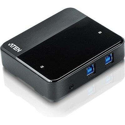 einfache günstig Kaufen-Aten US234 2 x 4-Port USB 3.0 Peripharal Sharing Switch. Aten US234 2 x 4-Port USB 3.0 Peripharal Sharing Switch <![CDATA[• Aktiviert 2 Computer zum Teilen von 4 USB 3.2 Gen1 Geräten • Einfache Port Auswahl über Remote-Port-Wähler • LEDs zeigen a