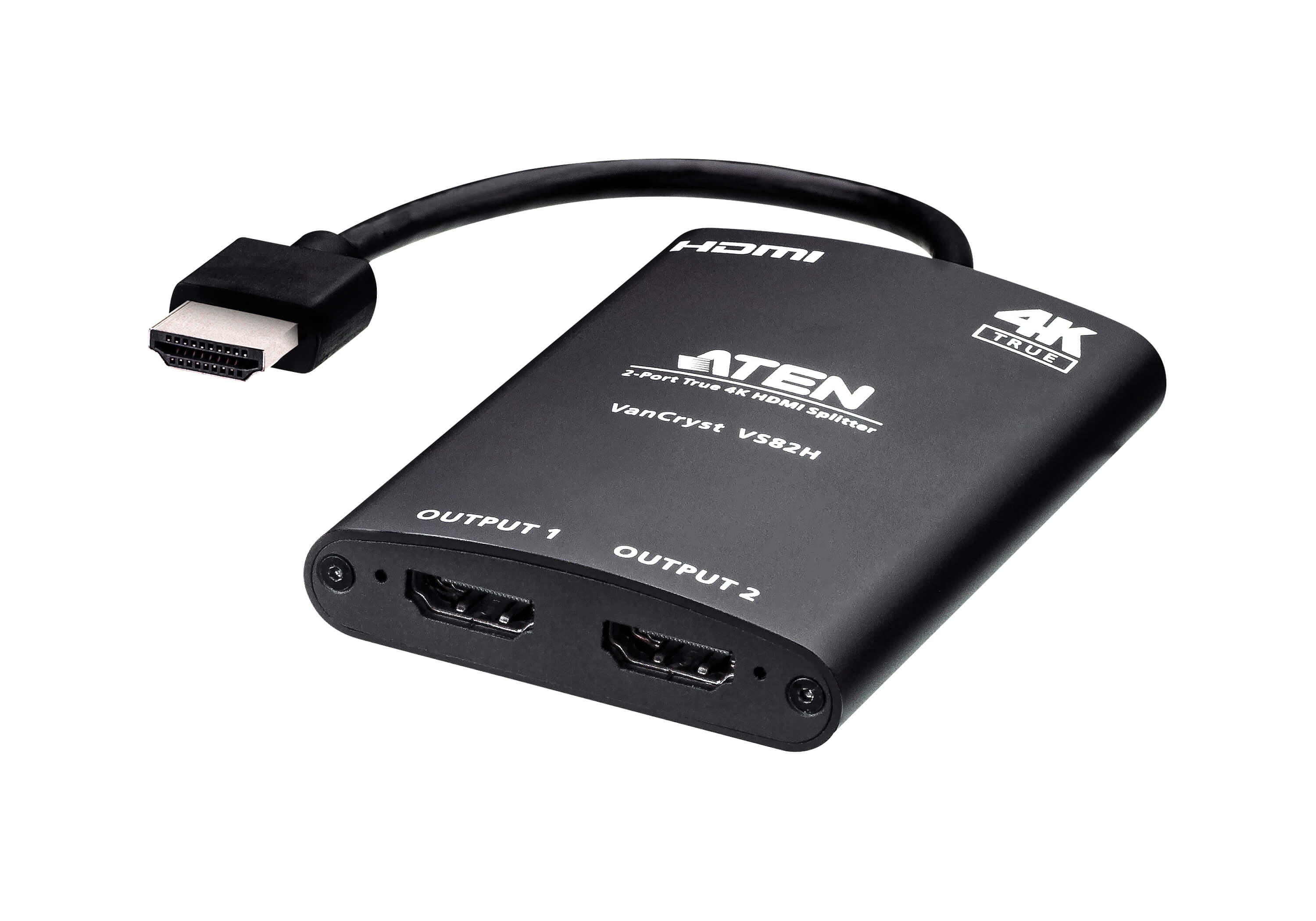 Aten VS82H 2-Port True 4K HDMI Splitter mit gefixtem HDMI Input