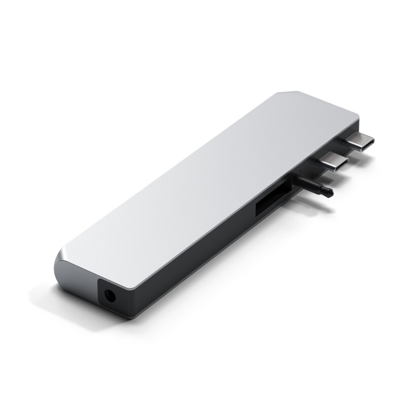 Adapter 12 günstig Kaufen-Satechi Pro Hub Max Silber. Satechi Pro Hub Max Silber <![CDATA[• USB-C-Adapter zum Erweitern des MacBooks um verschiedene Anschlüsse • Schlichtes, elegantes Design aus Aluminium • Maße: 124mm x 47.5mm x 11.5 mm]]>. 