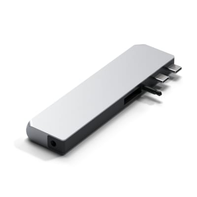 Hub 5 günstig Kaufen-Satechi Pro Hub Max Silber. Satechi Pro Hub Max Silber <![CDATA[• USB-C-Adapter zum Erweitern des MacBooks um verschiedene Anschlüsse • Schlichtes, elegantes Design aus Aluminium • Maße: 124mm x 47.5mm x 11.5 mm]]>. 