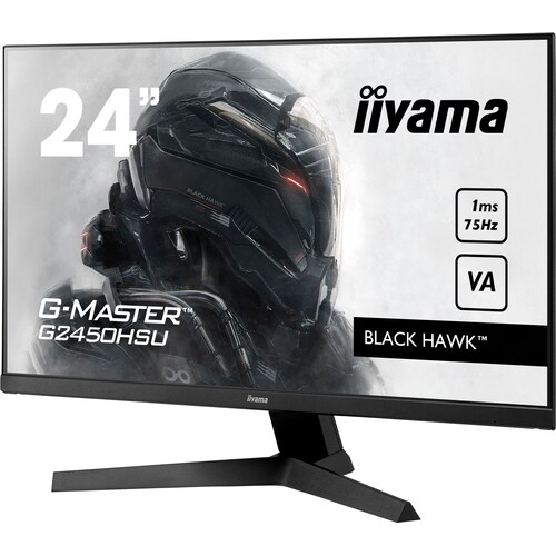 iiyama G-Master G2450HSU-B1 60cm (23,8") FHD VA Gaming-Monitor HDMI/DP 75Hz 1ms