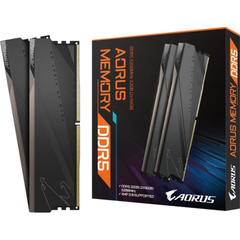 32GB (2x16GB) Gigabyte Aorus DDR5-5200 CL40 Speicher Kit RAM