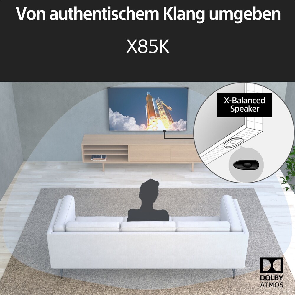 SONY KD-43X85K 108cm 43" 4K LED Smart Google TV Fernseher