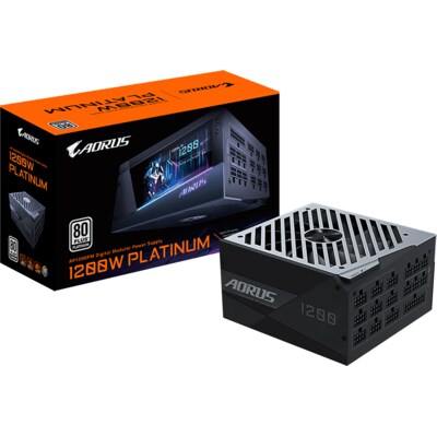 GIGABYTE AORUS P1200W 1200W ATX Gaming Netzteil, 80+ Platinum, voll modular