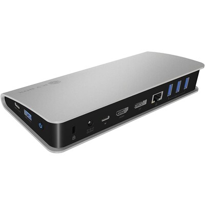 CY USB günstig Kaufen-RaidSonic Icy Box IB-DK2408-C Dockingstation für Notebooks und PCs (Typ C). RaidSonic Icy Box IB-DK2408-C Dockingstation für Notebooks und PCs (Typ C) <![CDATA[• Erweitert USB Type-C zu 11x weiteren Anschlüssen • Eingang: (zu Notebook / PC)