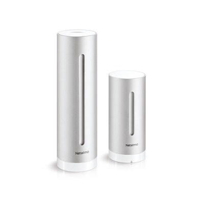 Temp S  günstig Kaufen-Netatmo Smarte Wetterstation. Netatmo Smarte Wetterstation <![CDATA[• Messen Sie Ihre ultralokalen Klimadaten • Außenmessungen: Temperatur, Luftfeuchtigkeit, Luftdruck und Luftqualit • Innenmessungen: Temperatur, Luftfeuchtigkeit, Luftqualität und