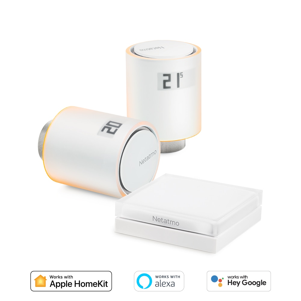 Netatmo Starterpaket "Heizen", 3 x Smartes Thermostat inkl. Relais