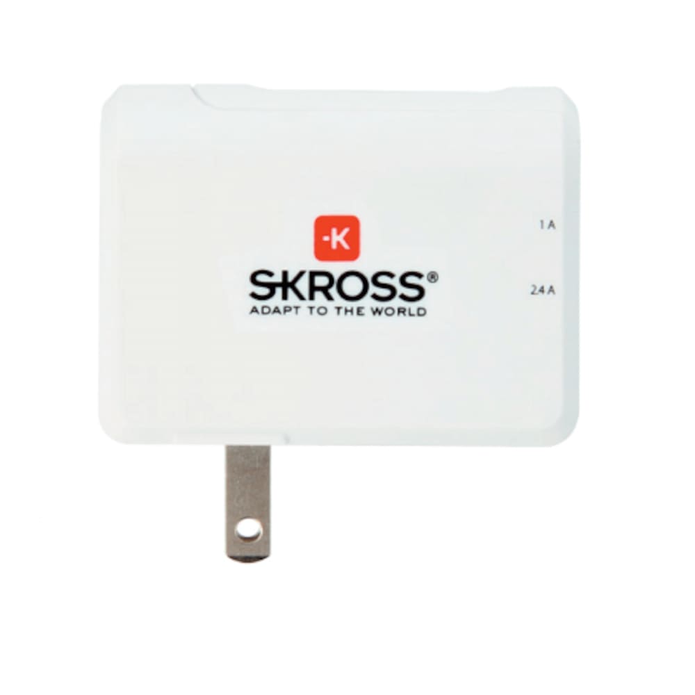SKROSS US USB Charger 2x Typ A Reiseadapter