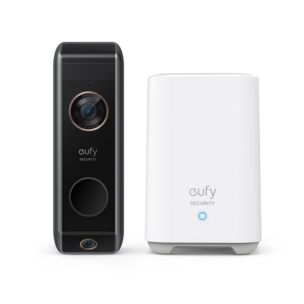 Eufy Video Türklingel Doorbell DualCam 2K Pro batteriebetrieben mit Base &amp; Chime