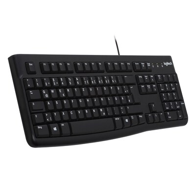 Logitech K120 Kabelgebundene Tastatur tschechisches Layout Schwarz 920-002641