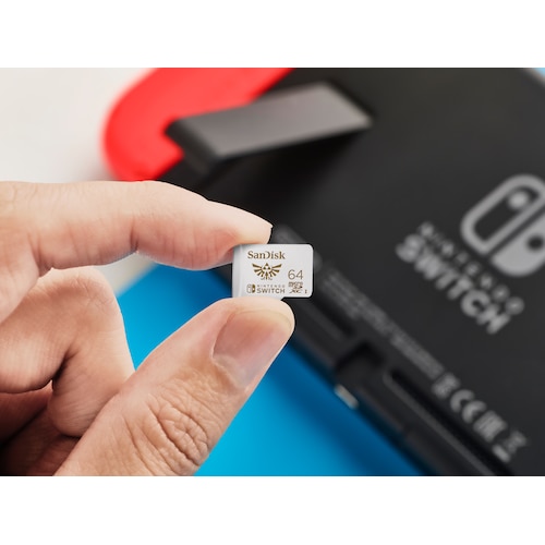 SanDisk 64 GB microSDXC Speicherkarte für Nintendo Switch™ weiß