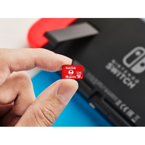 SanDisk 128 GB microSDXC Speicherkarte für Nintendo Switch™ rot