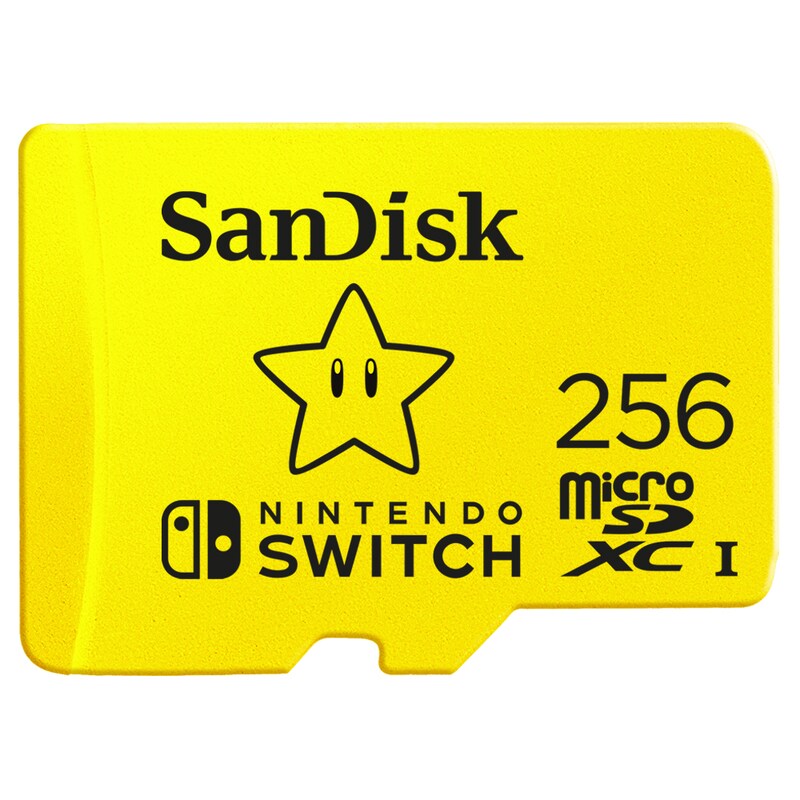 Micro and günstig Kaufen-SanDisk 256 GB microSDXC Speicherkarte für Nintendo Switch™ gelb. SanDisk 256 GB microSDXC Speicherkarte für Nintendo Switch™ gelb <![CDATA[• Speichertyp: microSDXC (UHS-I) • Speicherkapazität: 256 GB • lizenziert für die Nintendo 