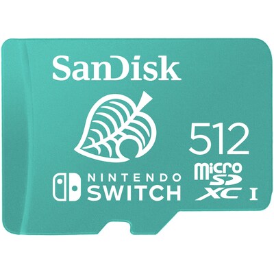 TC CD günstig Kaufen-SanDisk 512 GB microSDXC Speicherkarte für Nintendo Switch™ blau. SanDisk 512 GB microSDXC Speicherkarte für Nintendo Switch™ blau <![CDATA[• Speichertyp: microSDXC (UHS-I) • Speicherkapazität: 512 GB • lizenziert für die N