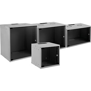 EFB-Elektronik 19" 06HE Wandgehäuse Basic, FLAT-Pack, Tiefe 450mm, RAL7035