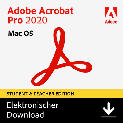 Adobe günstig Kaufen-Adobe Acrobat Pro 2020 | Mac | Studenten & Lehrer | Download & Produktschlüssel. Adobe Acrobat Pro 2020 | Mac | Studenten & Lehrer | Download & Produktschlüssel <![CDATA[• Dokumente sicher signieren und verwalten • exklusiv f