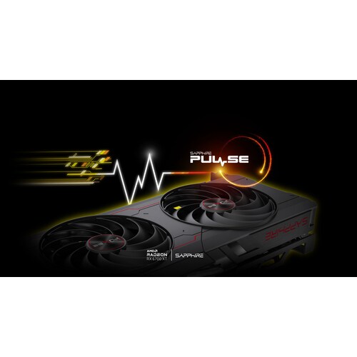 SAPPHIRE AMD Radeon RX 6750 XT OC Pulse Gaming Grafikkarte 12GB GDDR6