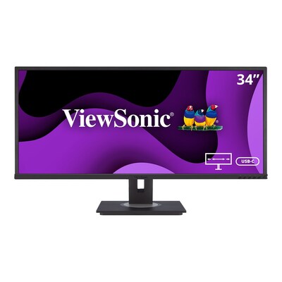 ViewSonic VG3456 86,4cm (34") UWQHD 21:9 VA Monitor HDMI/DP/USB-C 5ms HV