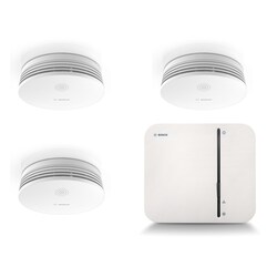 Bosch Smart Home Starter Set Rauchmelder II, inkl. 3 x Rauchmelder