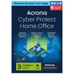 Acronis Cyber Protect Prem Subscription 3 Ger&auml;te / 1TB / 1Jahr Cloud Storage