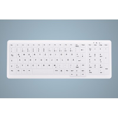 Pro Kabelgebundene günstig Kaufen-Cherry AK-C7000F-U1-W/GE Kabelgebundene Tastatur USB Weiß (Wischdesinfektion). Cherry AK-C7000F-U1-W/GE Kabelgebundene Tastatur USB Weiß (Wischdesinfektion) <![CDATA[• Anwendungsbereich: professionelles Arbeiten, Nummernblock integriert • Ka