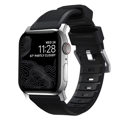 Der Oma günstig Kaufen-Nomad Armband Rugged V2 Connector Silber 42/44mm. Nomad Armband Rugged V2 Connector Silber 42/44mm <![CDATA[• Robustes und modernes Armband für die Apple Watch • Besonders strapazier- und widerstandsfähig, wasserresistent • Kompatibel mit allen 42