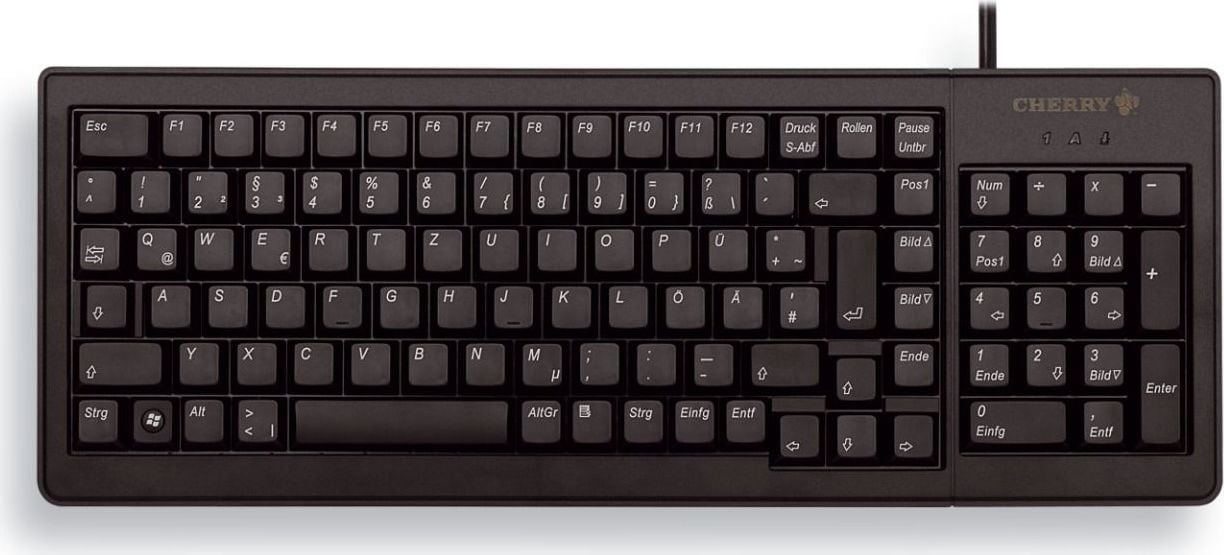 Cherry G84-5200 XS Complete Kabelgebundene Tastatur Schwarz