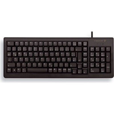 Deutsch,Deutsche günstig Kaufen-Cherry G84-5200 XS Complete Kabelgebundene Tastatur Schwarz. Cherry G84-5200 XS Complete Kabelgebundene Tastatur Schwarz <![CDATA[• Nummernblock integriert • Kabelgebunden (PS/2 & USB) • Layout: deutsch • schwarz, 550g, 18,0 mm x 374 mm x 139 mm (