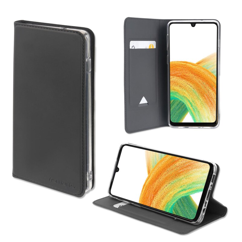 4smarts Flip Case Urban Lite für Samsung Galaxy A33 5G, schwarz