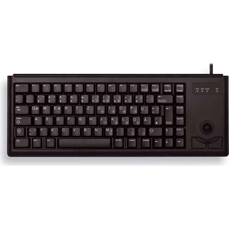 Cherry G84-4400 Compact Kabelgebundene Tastatur USB Schwarz