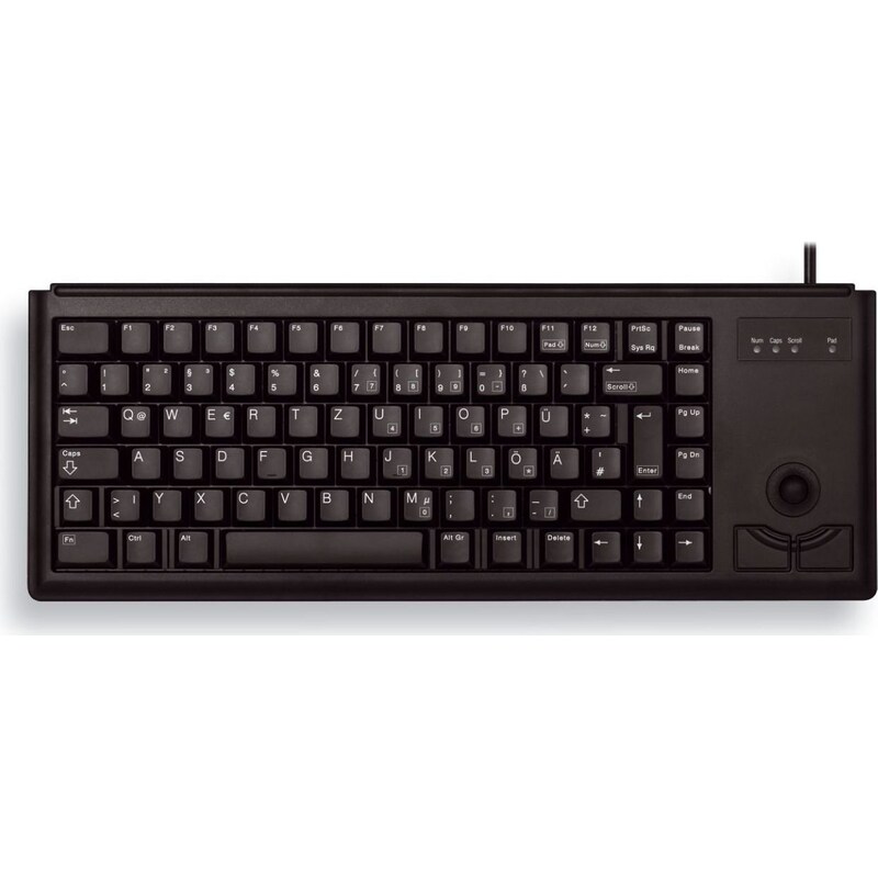 Cherry G84-4400 Compact Kabelgebundene Tastatur PS/2 Schwarz