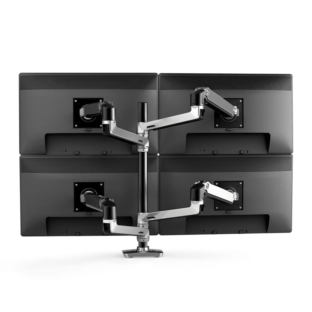 Ergotron LX Dual Monitorarm erweiterbar auf 4 Monitore Tischhalterung Aluminium