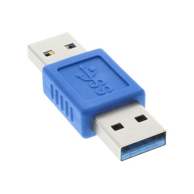 Typ C  günstig Kaufen-InLine USB-Adapter - USB Typ A (M) auf USB Typ A (M). InLine USB-Adapter - USB Typ A (M) auf USB Typ A (M) <![CDATA[• Typ USB-Adapter • Anschluss 9-poliger USB Typ A - männlich • Anschluß B: • passend für: • Farbe:]]>. 
