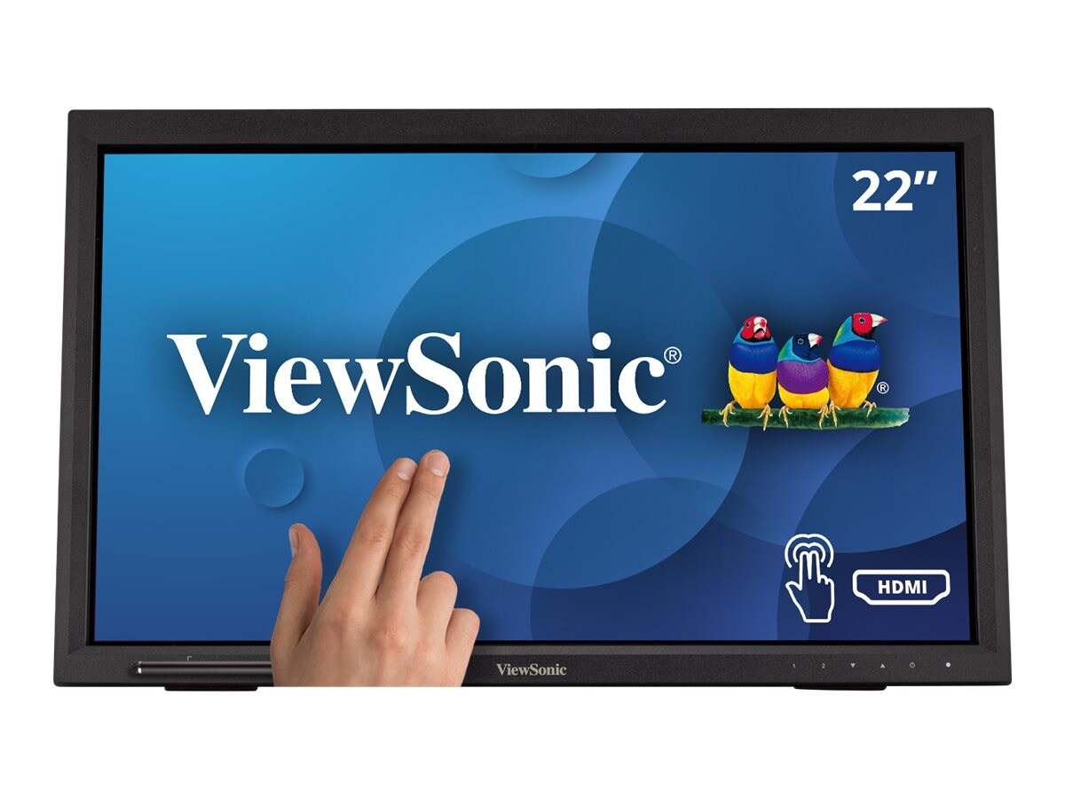 ViewSonic TD2223 55,9cm (22&quot;) Full HD 16:9 TN Touch-Monitor HDMI/VGA/DVI-D