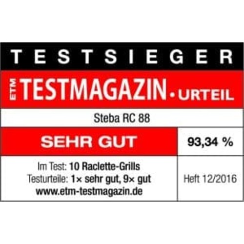 Steba RC 88 Premium Multi Raclette Stein