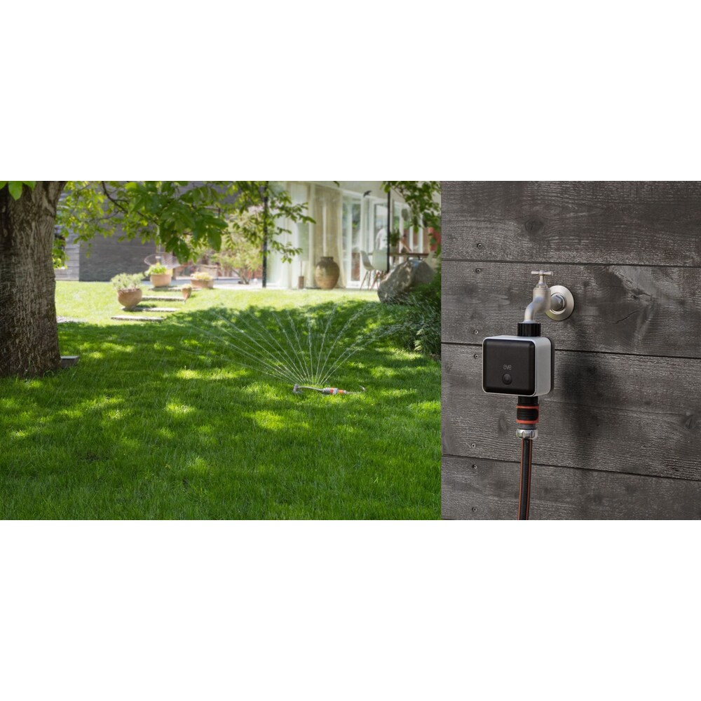 Eve Set "Smarte Bewässerung" - Eve Aqua mit HomeKit &amp; Thread + Gardena Verteiler